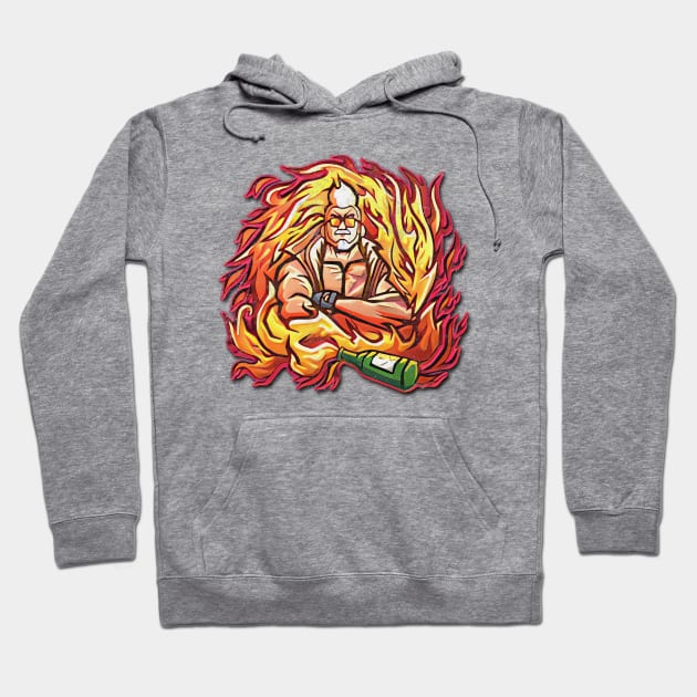 Romanov's Fire Hoodie by WE BOUGHT ZOO